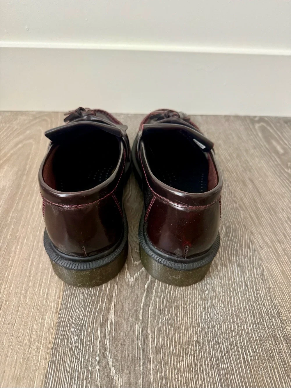 Dr. Martens, Tassel Loafers in Burgundy, Size 7 (Men’s)